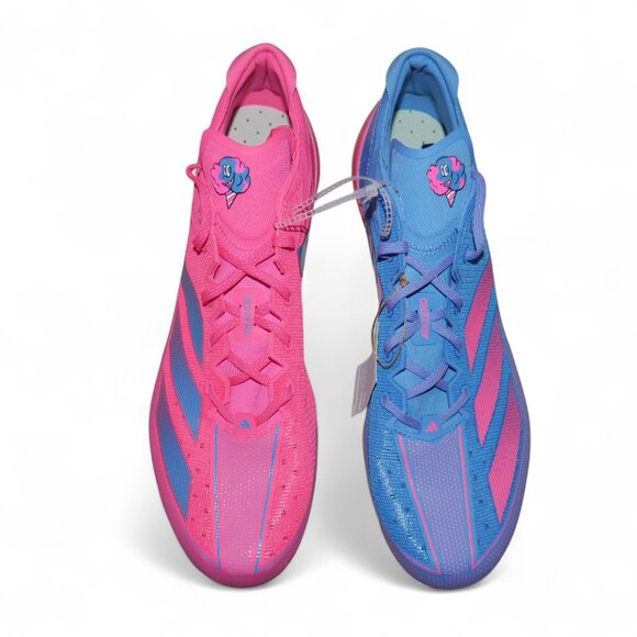 Adidas Adizero Electric Mens Size 17 Football Cleats Cotton Candy Travis Hunter - Picture 1 of 15